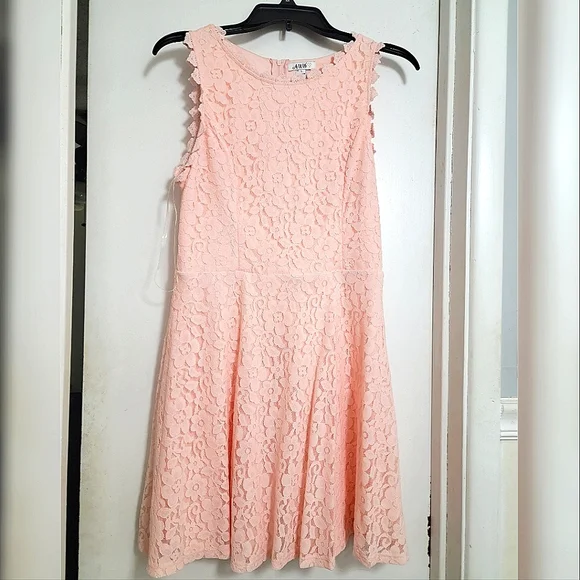 adrianna papell v neck lace dress Adrianna Papell V-Neck Lace Pintuck Sheath Jersey Dress